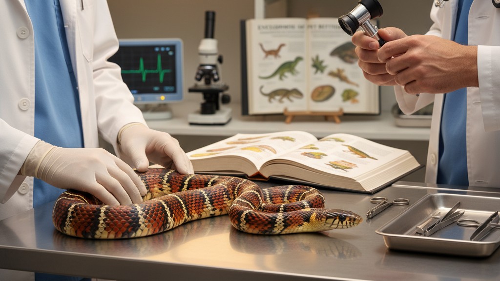 Salud y prevención para mantener a la culebra real en forma