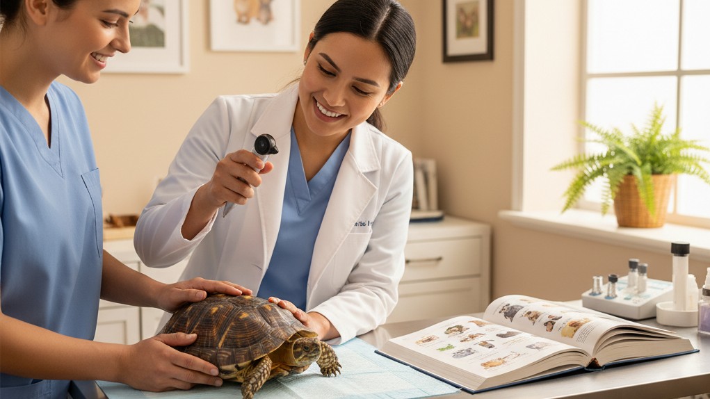 Cuidados de salud y prevención para tortugas de caja