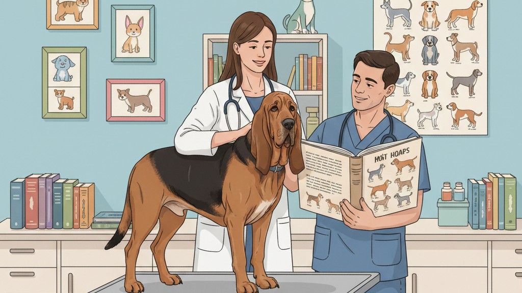 Cuidados y salud comunes en el Bloodhound