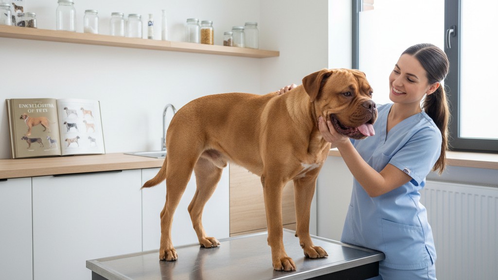 Salud y prevención en el Dogo de Burdeos: cuidados esenciales