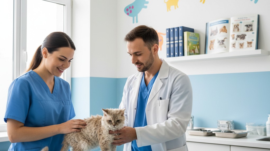 Salud y prevención para el bienestar del gato LaPerm