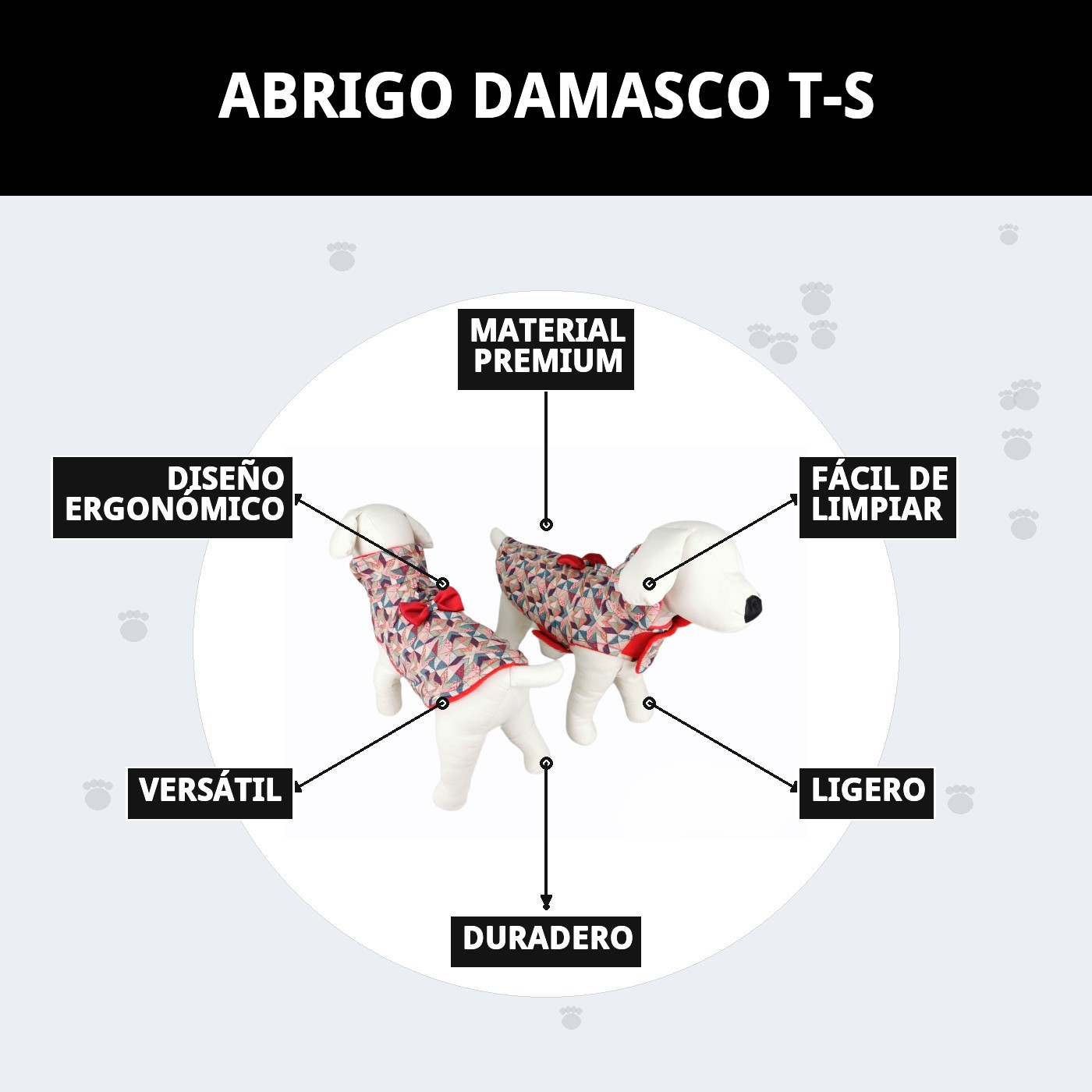 ABRIGO DAMASCO T-S
