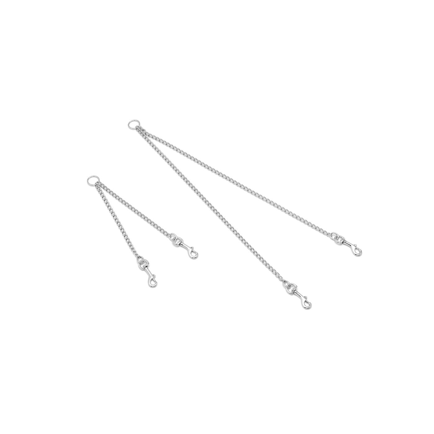 ACOPLE 2 PERROS CROMADO 25cm X 2mm