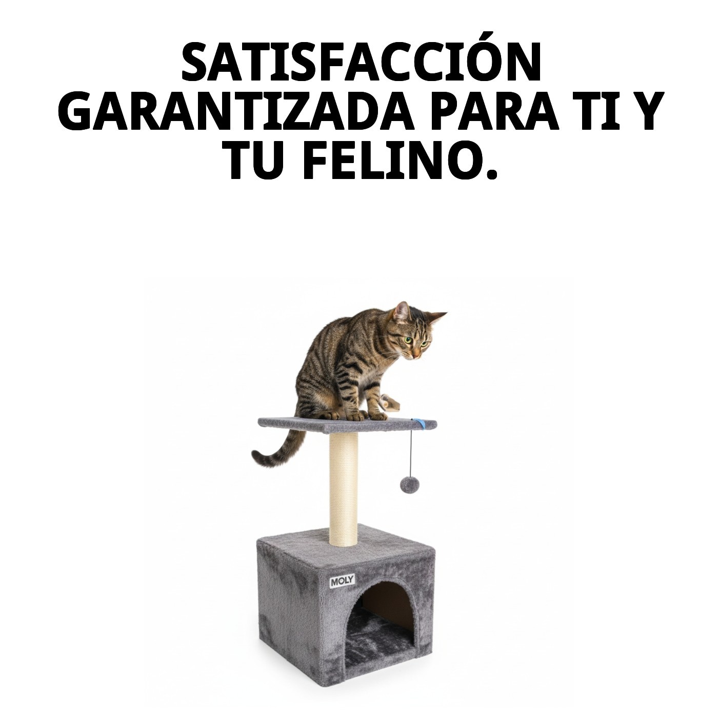 ARBOL RASCADOR GATO MODELO LISBOA 35*35*62 CM
