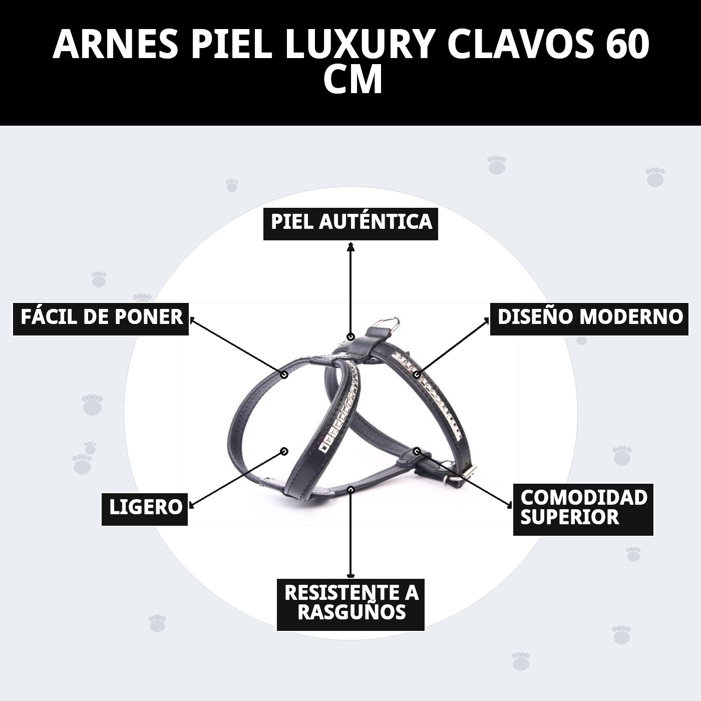 ARNES PIEL LUXURY CLAVOS 60 CM