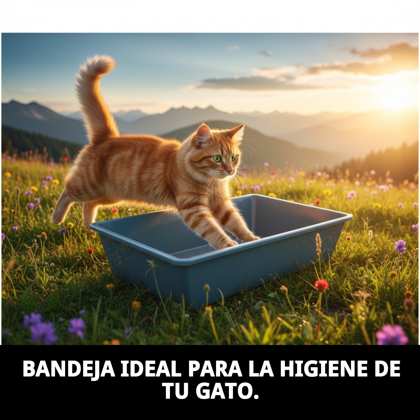 BANDEJA CAT LITTER TRAY 2 50X35X12