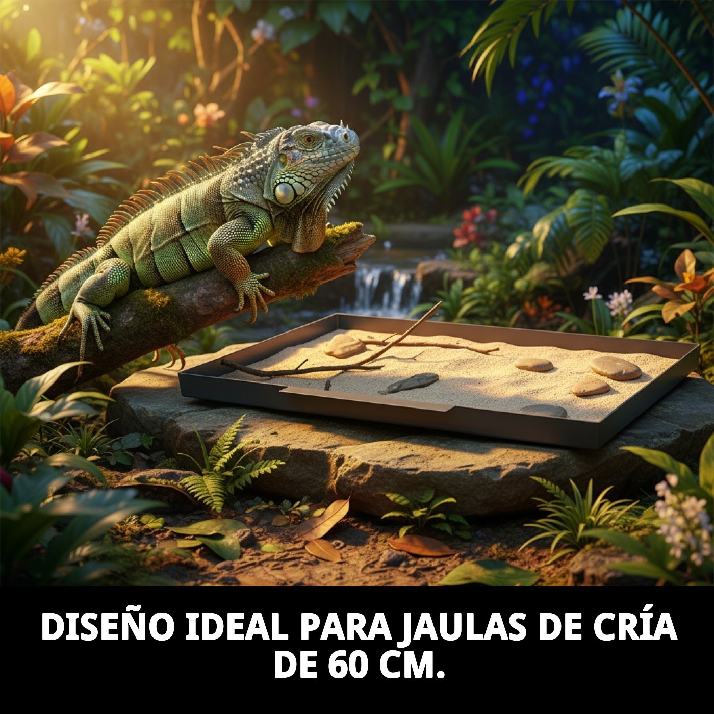 BANDEJA PLASTICO JAULON DE CRIA 60 CM