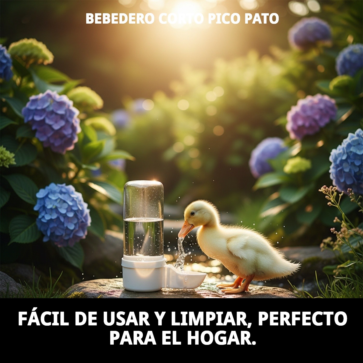 BEBEDERO CORTO PICO PATO