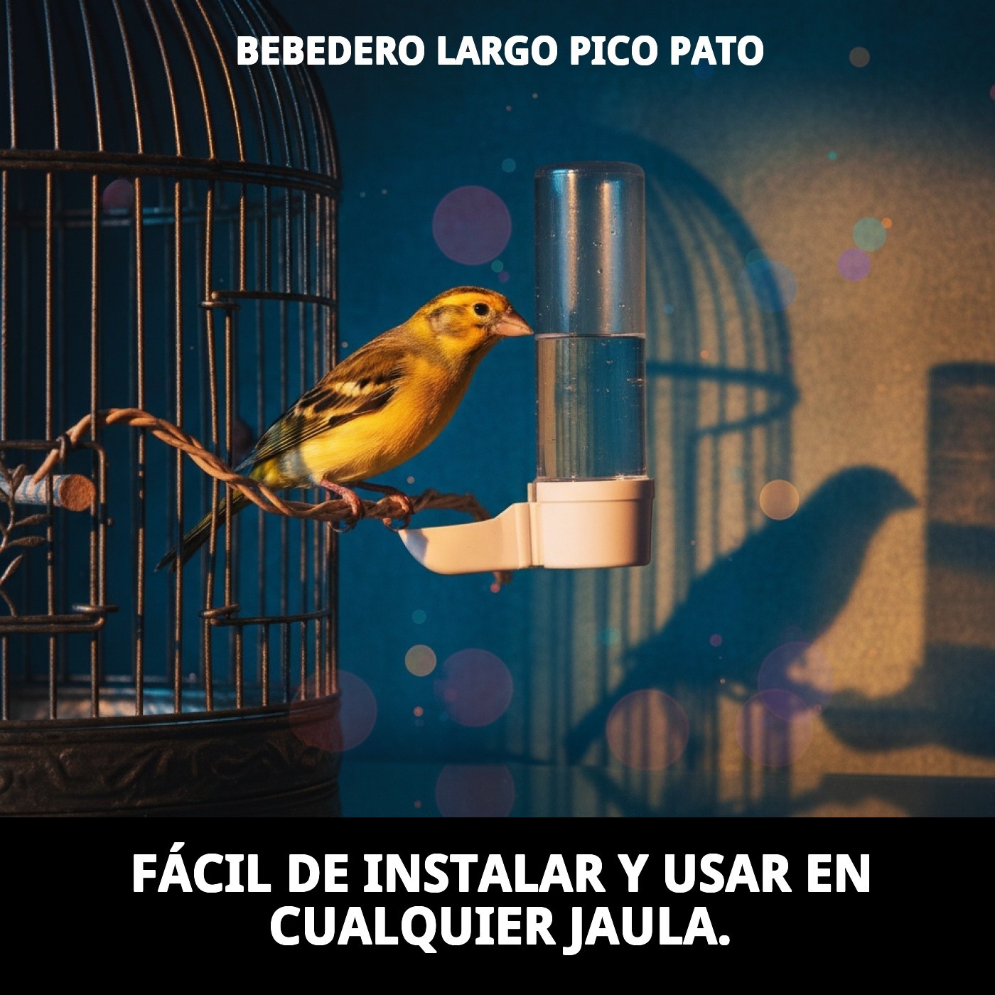 BEBEDERO LARGO PICO PATO