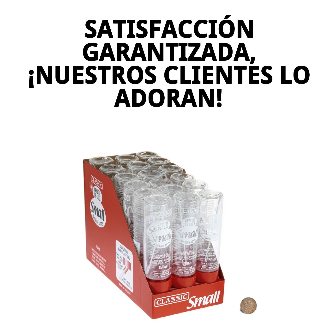 BEBEDERO ROEDOR 150 ml EXPO-18PCS