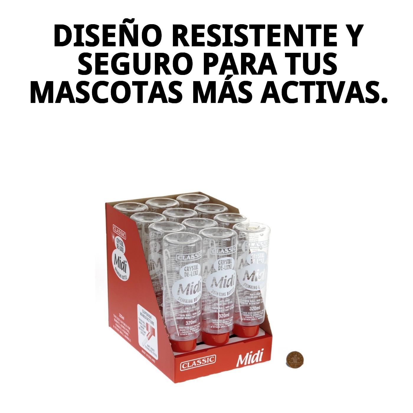 BEBEDERO ROEDOR 320 ml EXPO-12PCS