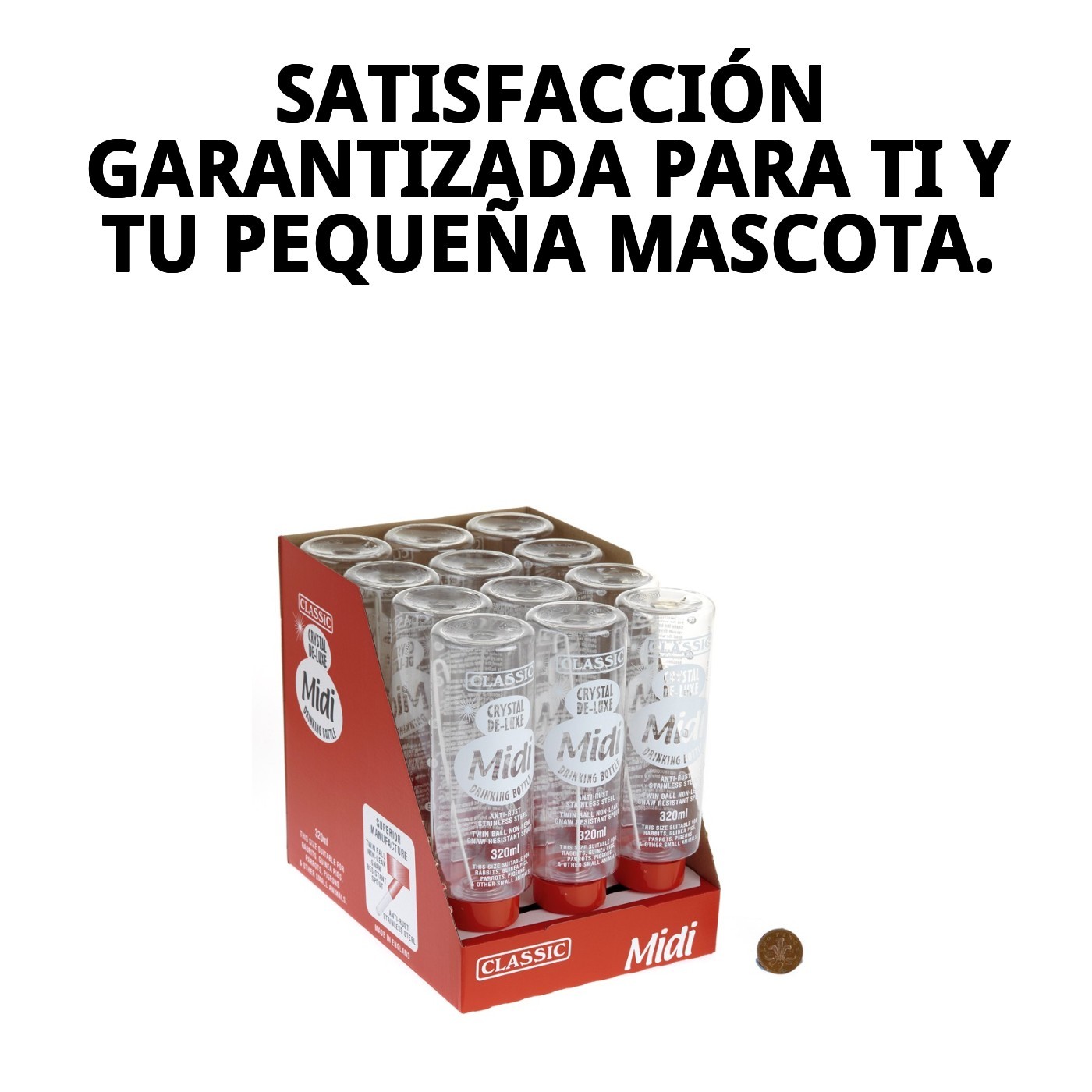 BEBEDERO ROEDOR 320 ml EXPO-12PCS