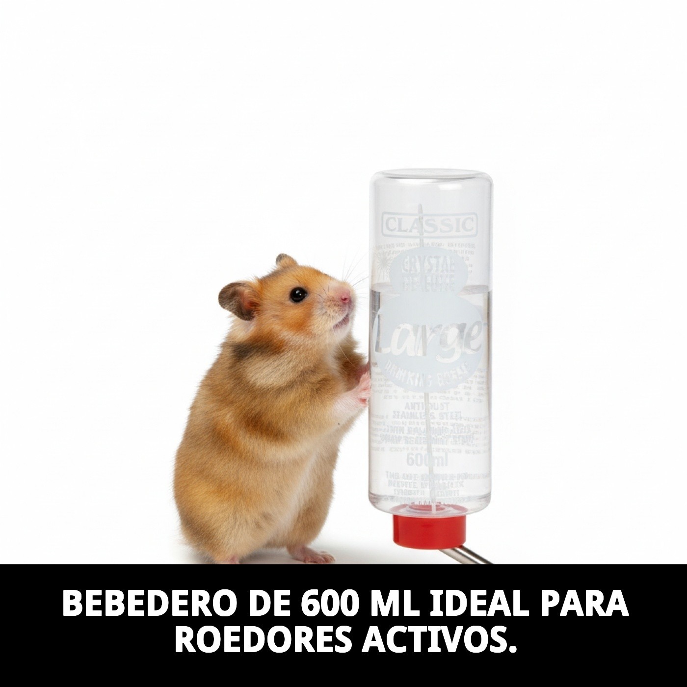BEBEDERO ROEDOR 600 ml EXPO-12PCS