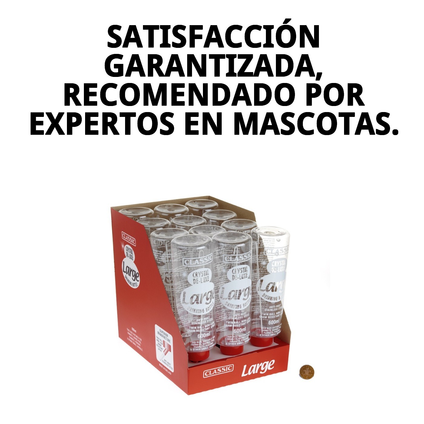 BEBEDERO ROEDOR 600 ml EXPO-12PCS