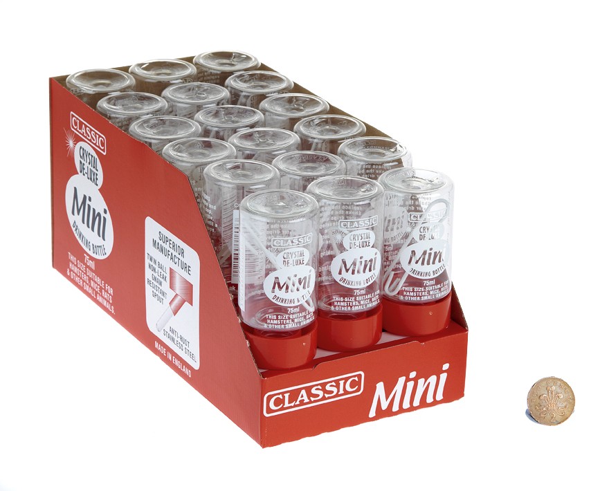 BEBEDERO ROEDOR 75ML  EXPO-18PCS