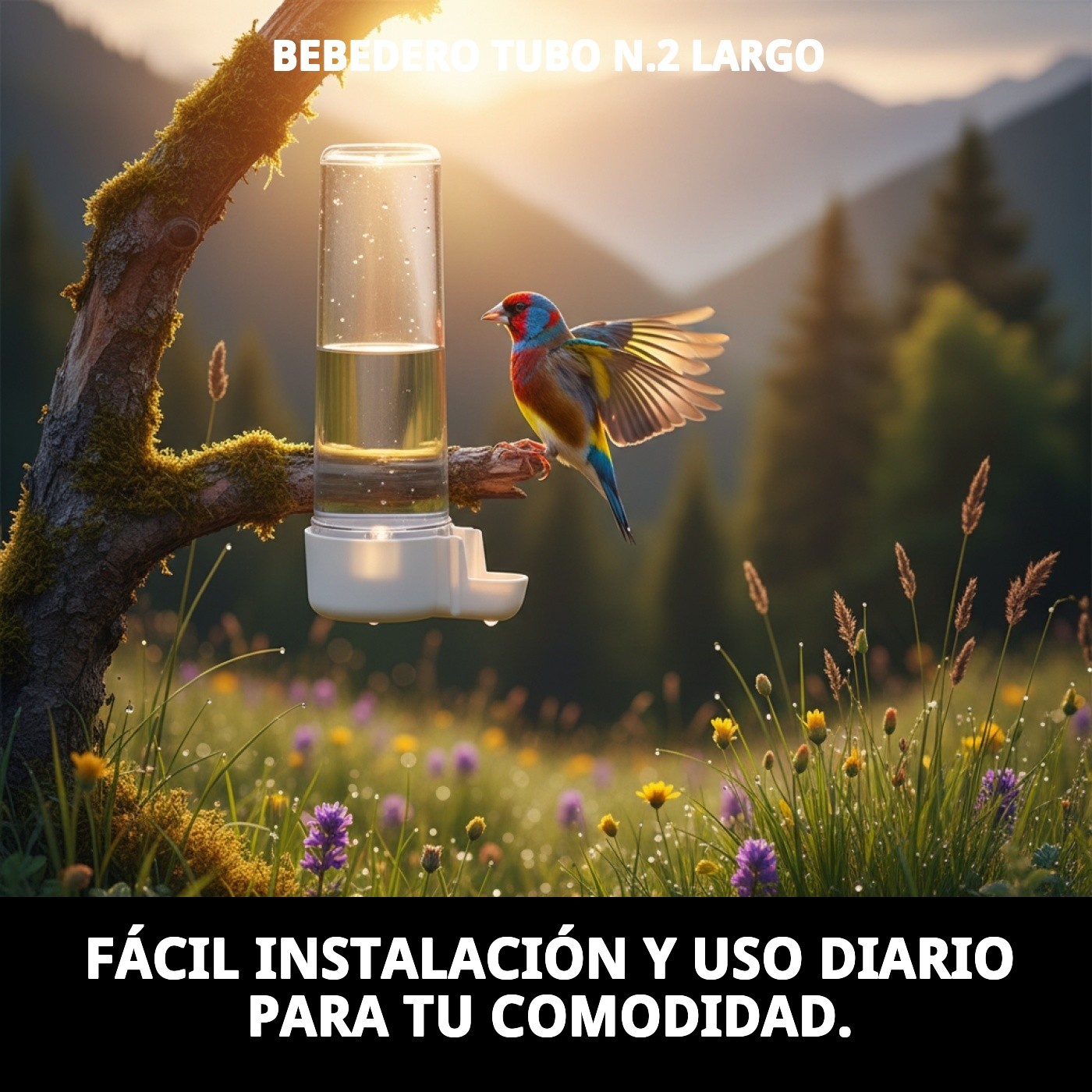 BEBEDERO TUBO  N.2 LARGO