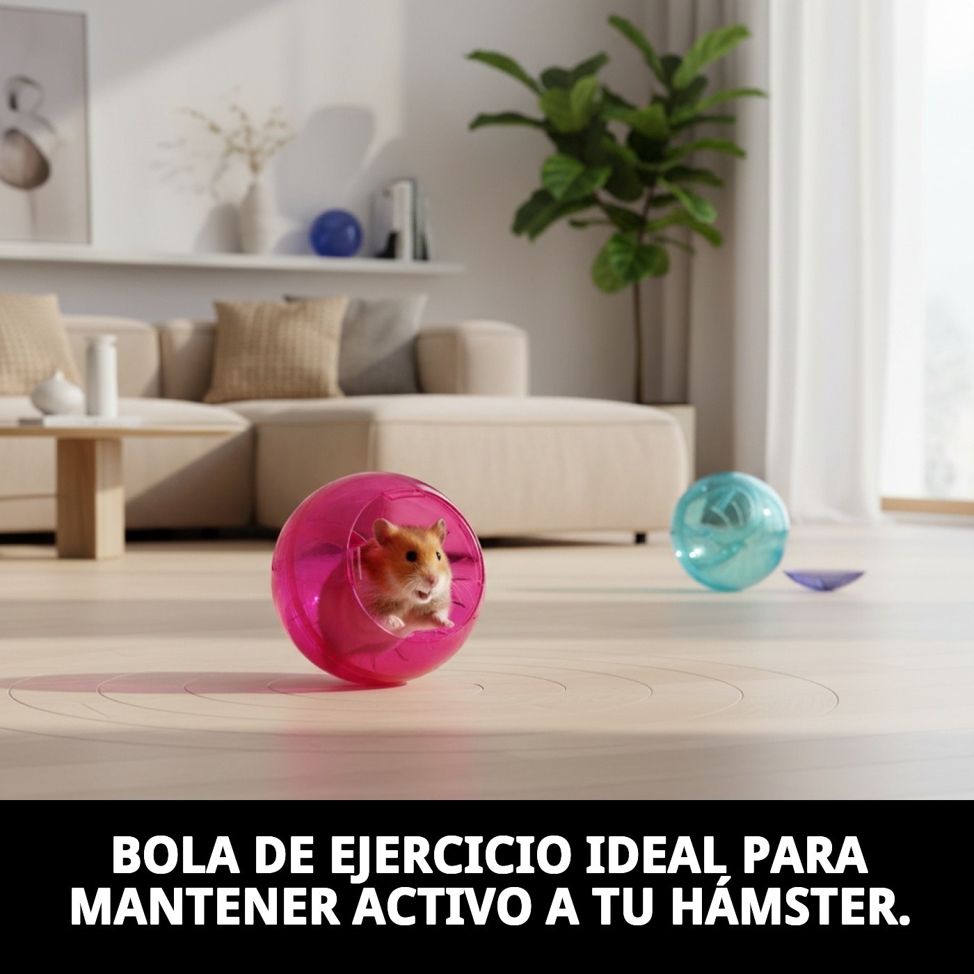 BOLA EJERCICIO PARA HAMSTER 13 cm
