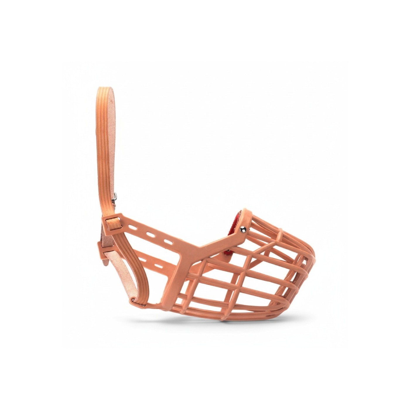 BOZAL CESTA CUERO Y PLASTIC N9