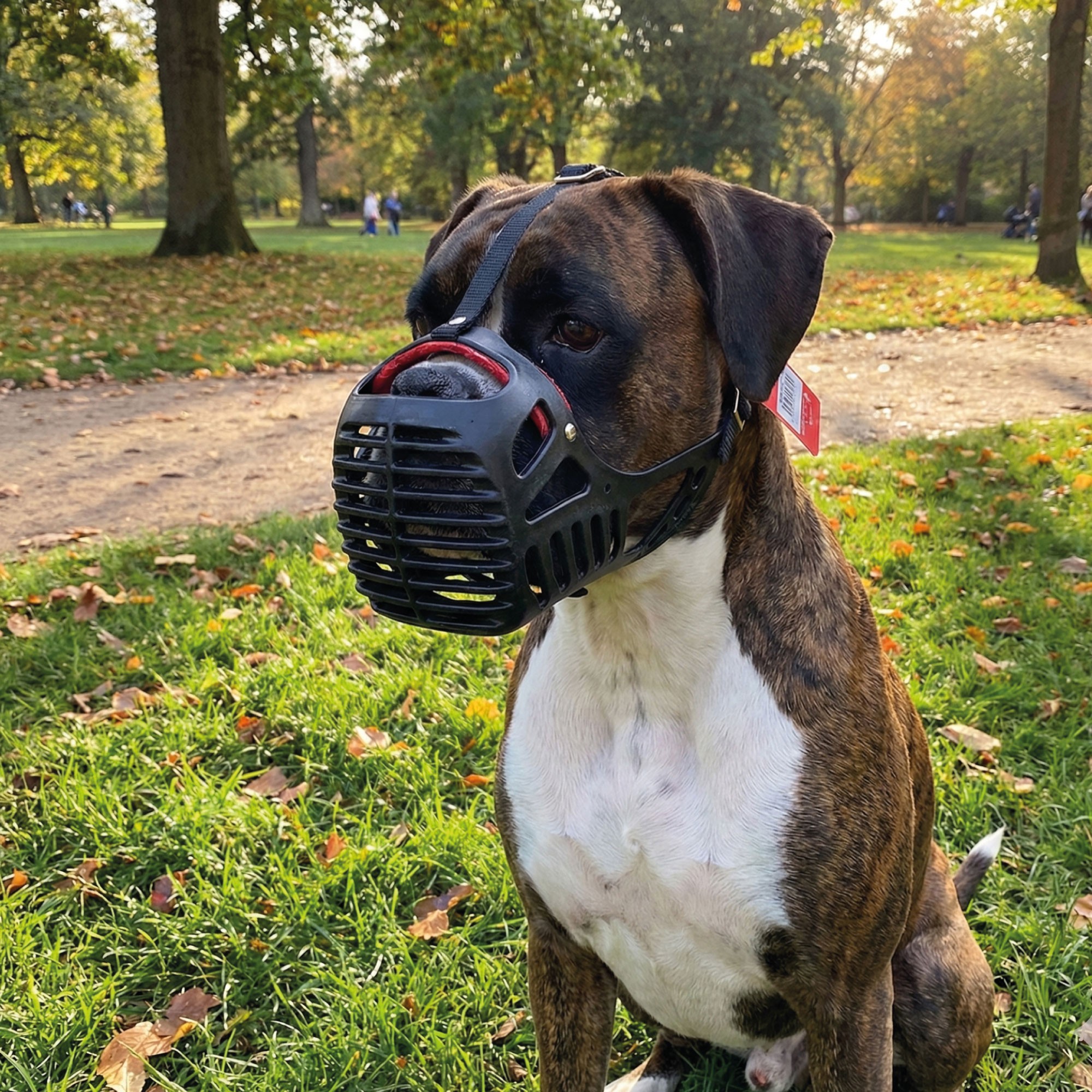 Bozal Cesta para Bóxer Nº4 Moly | Resistente, Cómodo y Transpirable-Especial Perros Hocico Ancho