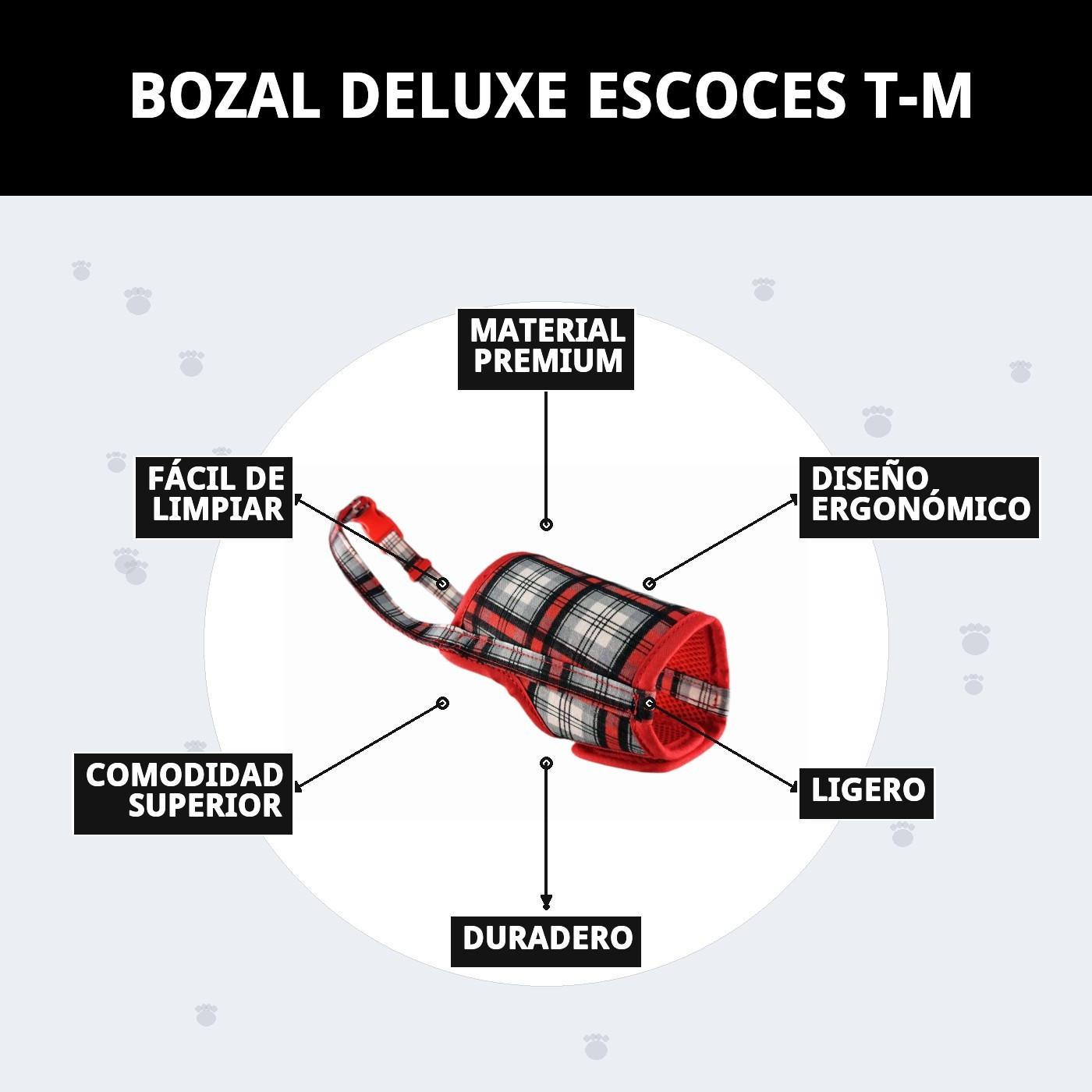 BOZAL DELUXE ESCOCES T-M