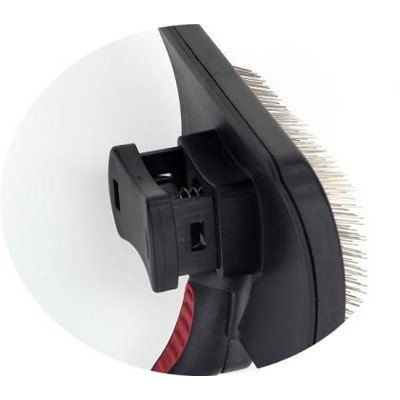 Carda Expulsa Pelo Mediana Moly Confort | Cepillo Profesional Autolimpiante para Perros Medianos y Grandes