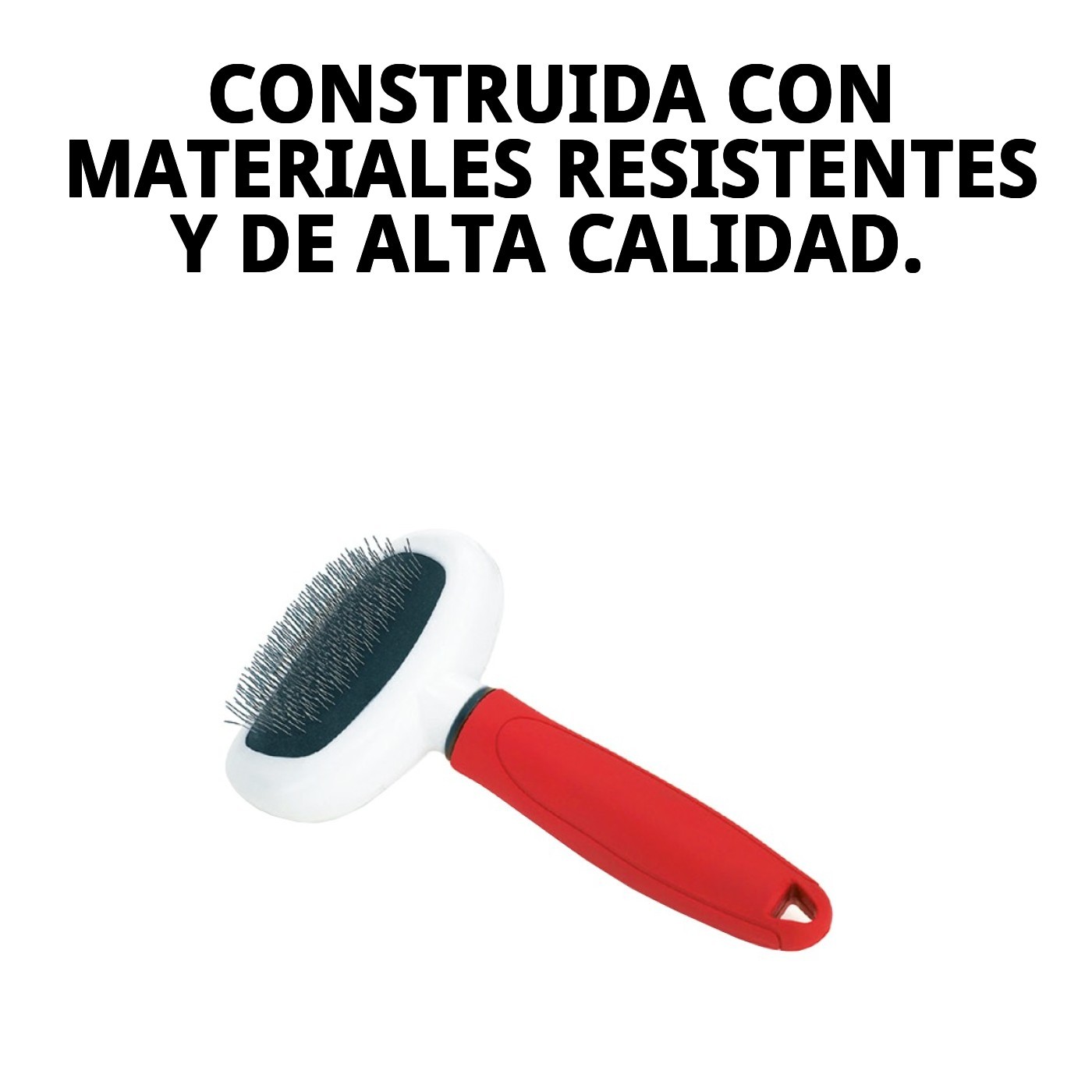 Carda Metálica Ovalada Pequeña Moly Confort | Cepillo Suave y Preciso para Perros y Gatos Pequeños