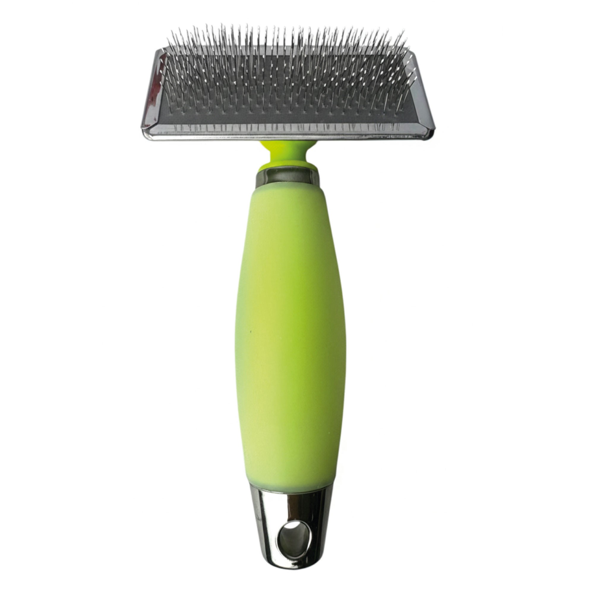 Carda Profesional de Silicona Mango Gel Terapéutico Moly | Cepillo para Perros de Razas Grandes