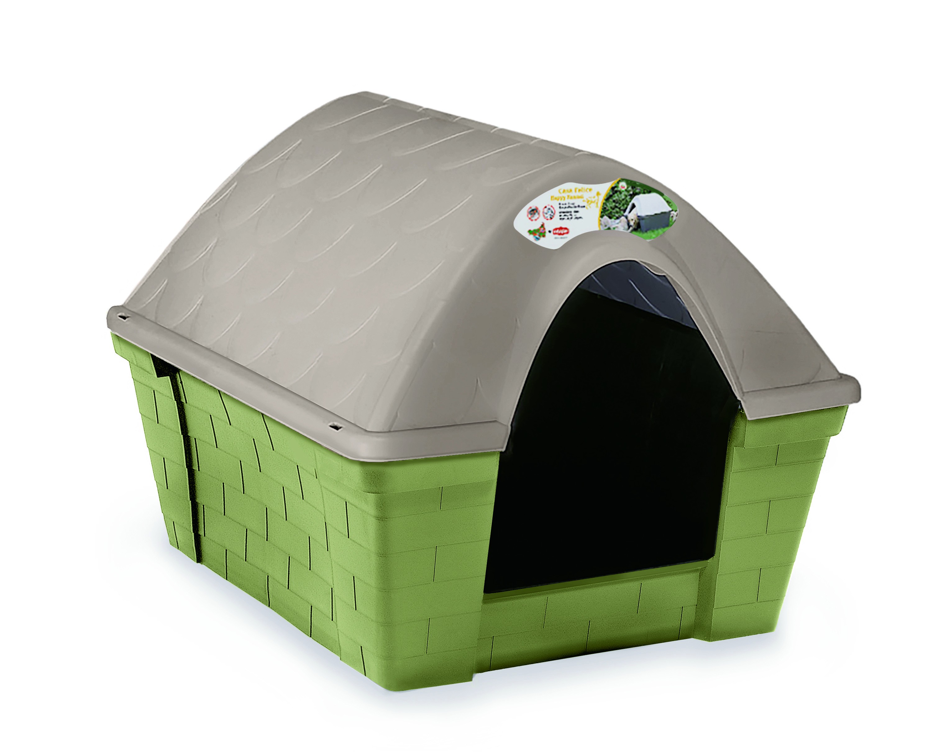 Caseta para Perro HAPPY Stefanplast Grande 96x78x73 cm – Resistente para Exterior-Perros raza Grande