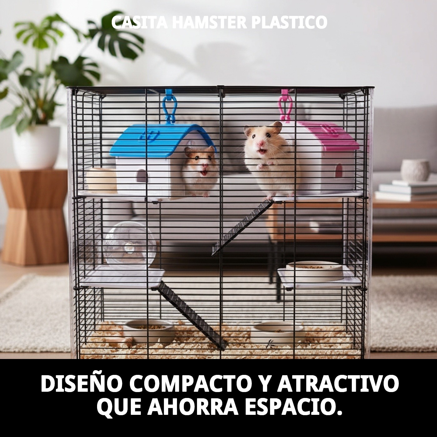 CASITA HAMSTER PLASTICO