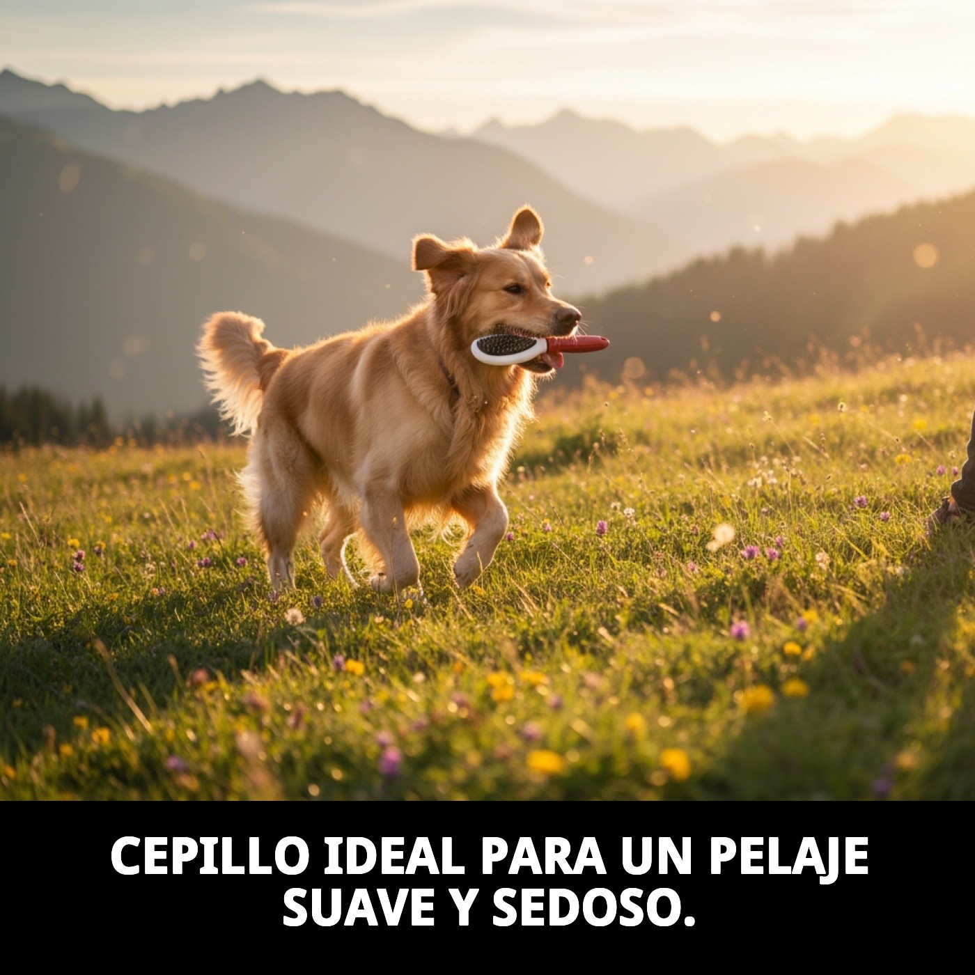 Cepillo de Púas Simple Moly Confort | Cepillado Suave y Eficaz para Perros y Gatos