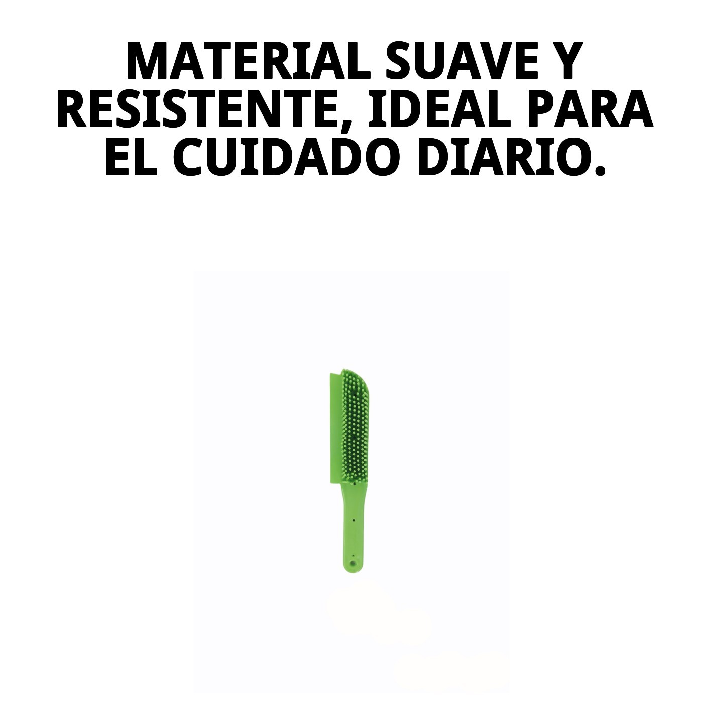 Cepillo Multiusos de Silicona 26 cm Moly | Especial para Perros con Dermatitis y Piel Sensible