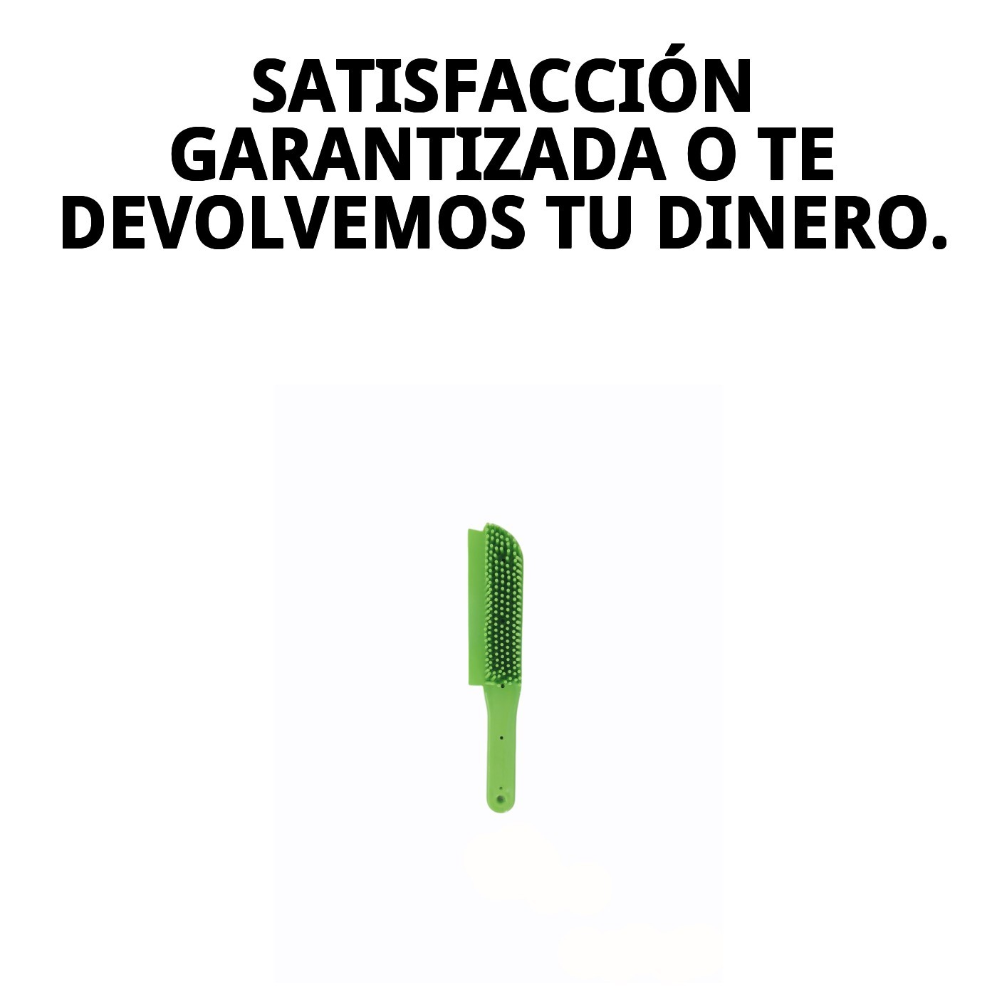 Cepillo Multiusos de Silicona 26 cm Moly | Especial para Perros con Dermatitis y Piel Sensible