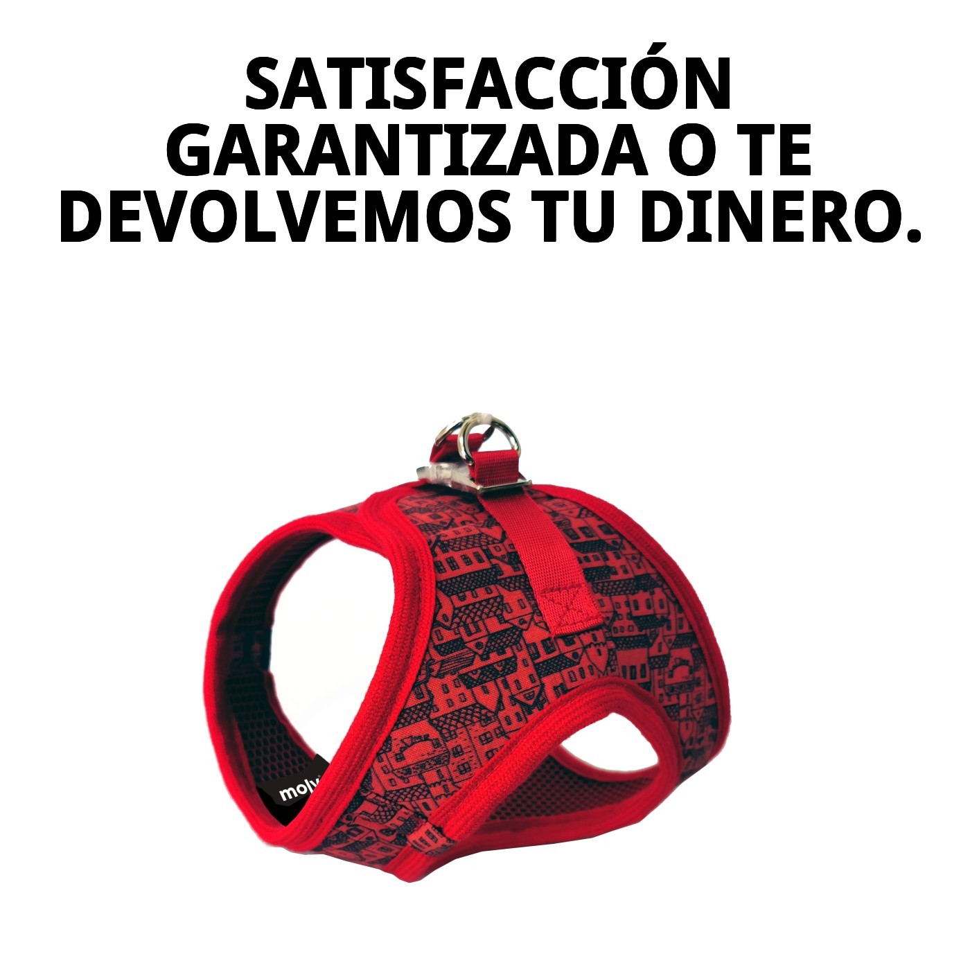 CHALECO 3D CASITAS ROJAS T-S