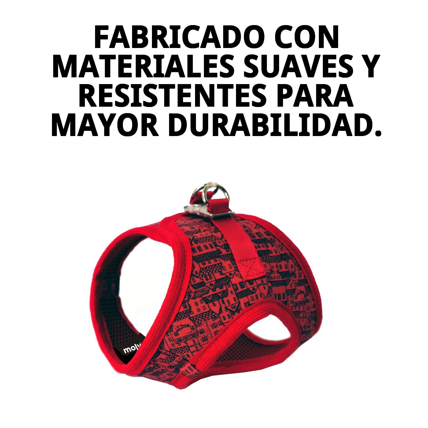 CHALECO 3D CASITAS ROJAS T-XXS