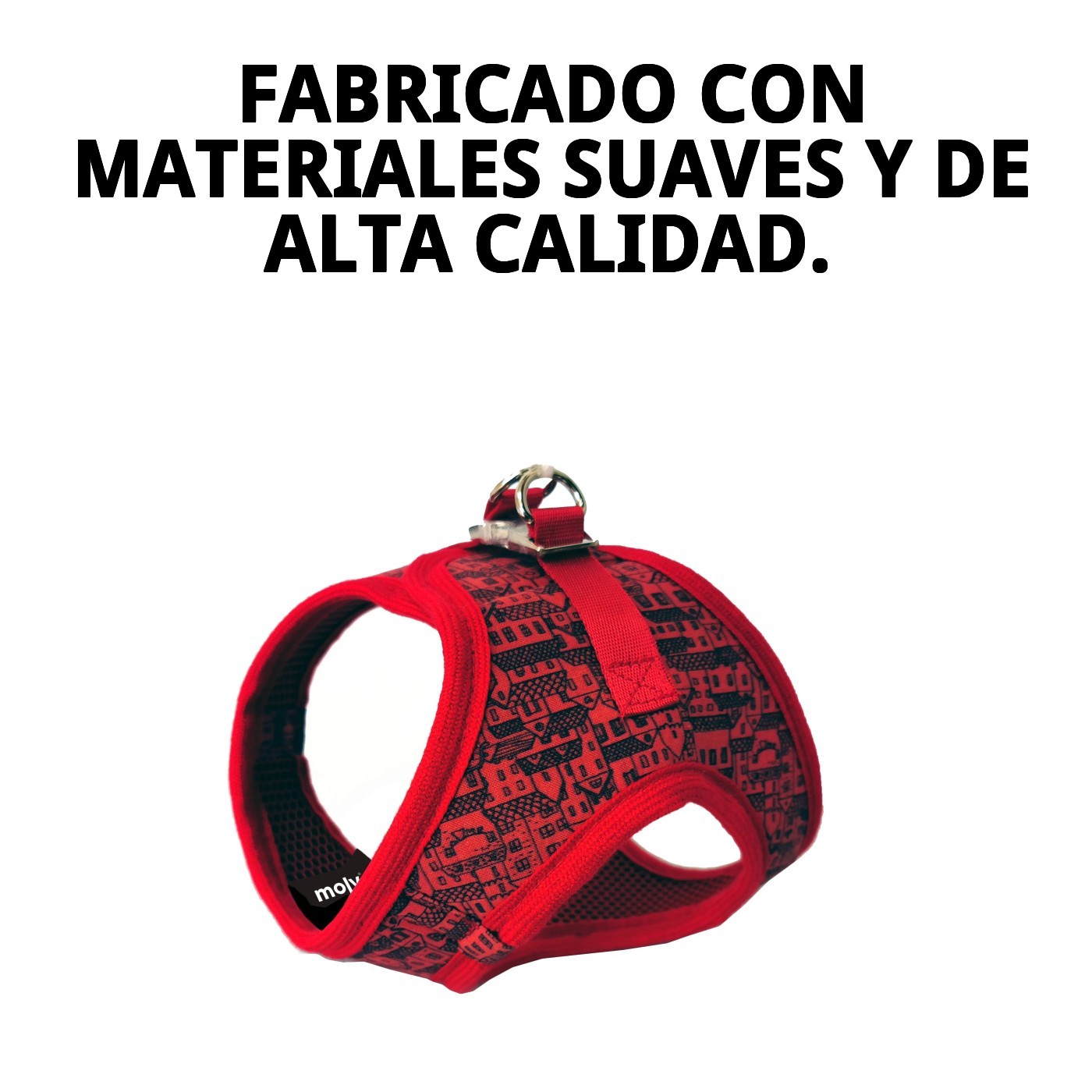 CHALECO CASITAS ROJAS T-L