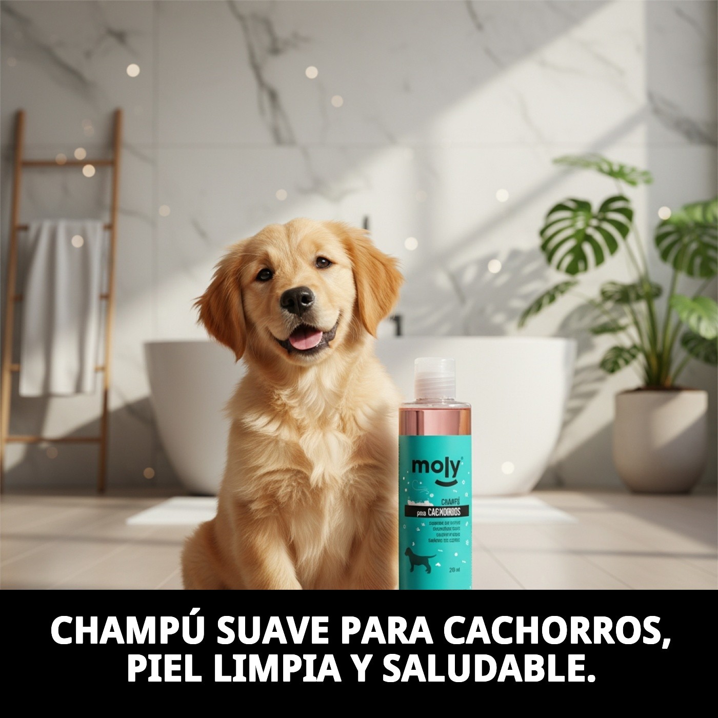 Champú para Cachorros 250 ml Moly | Limpieza Suave y Segura para Pieles Sensibles