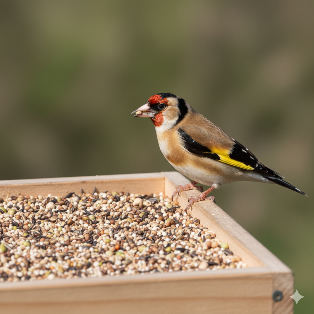 Chardonnerets Deli Nature 15 kg | Mezcla Premium para Jilgueros y Pájaros Silvestres