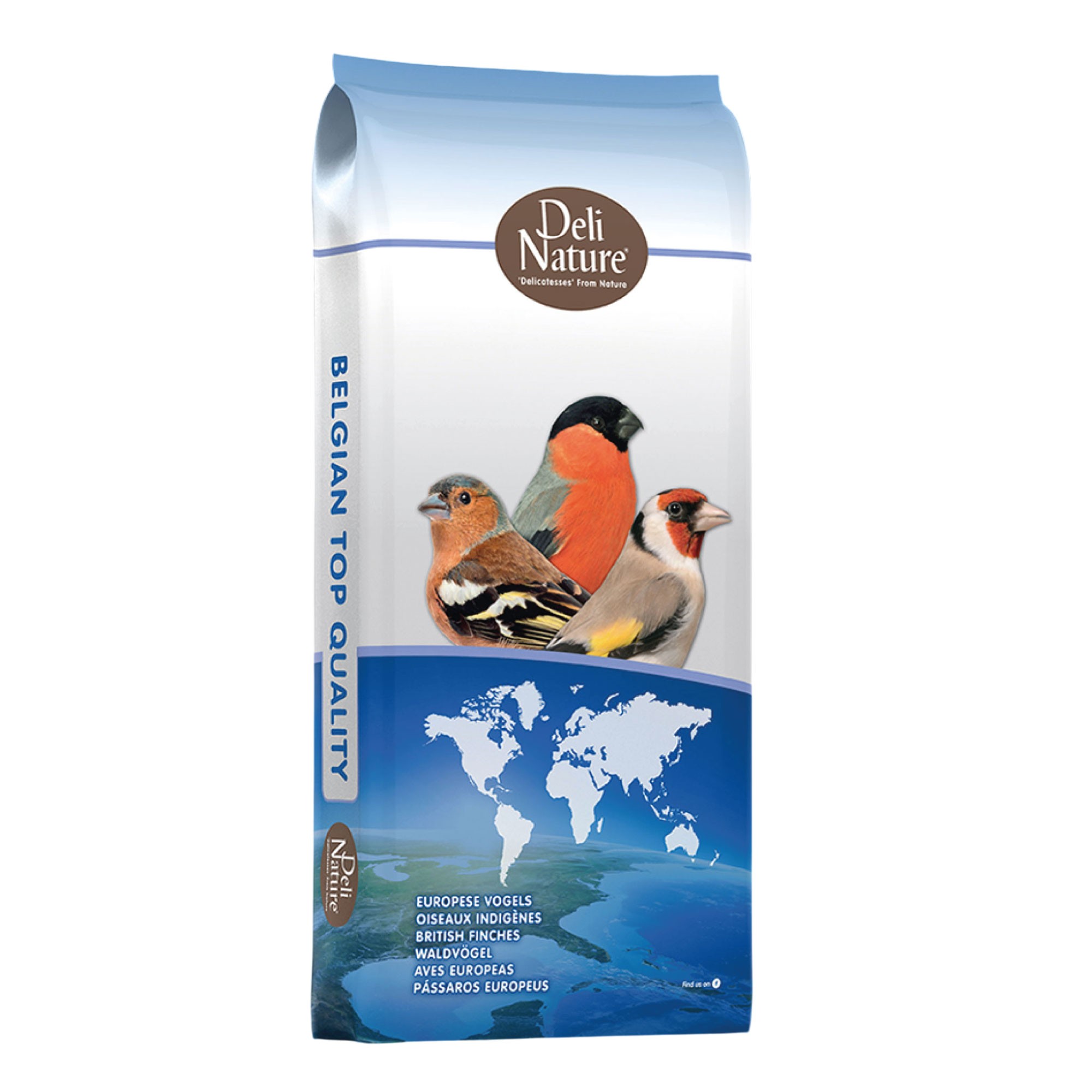 Chardonnerets Deli Nature 15 kg | Mezcla Premium para Jilgueros y Pájaros Silvestres