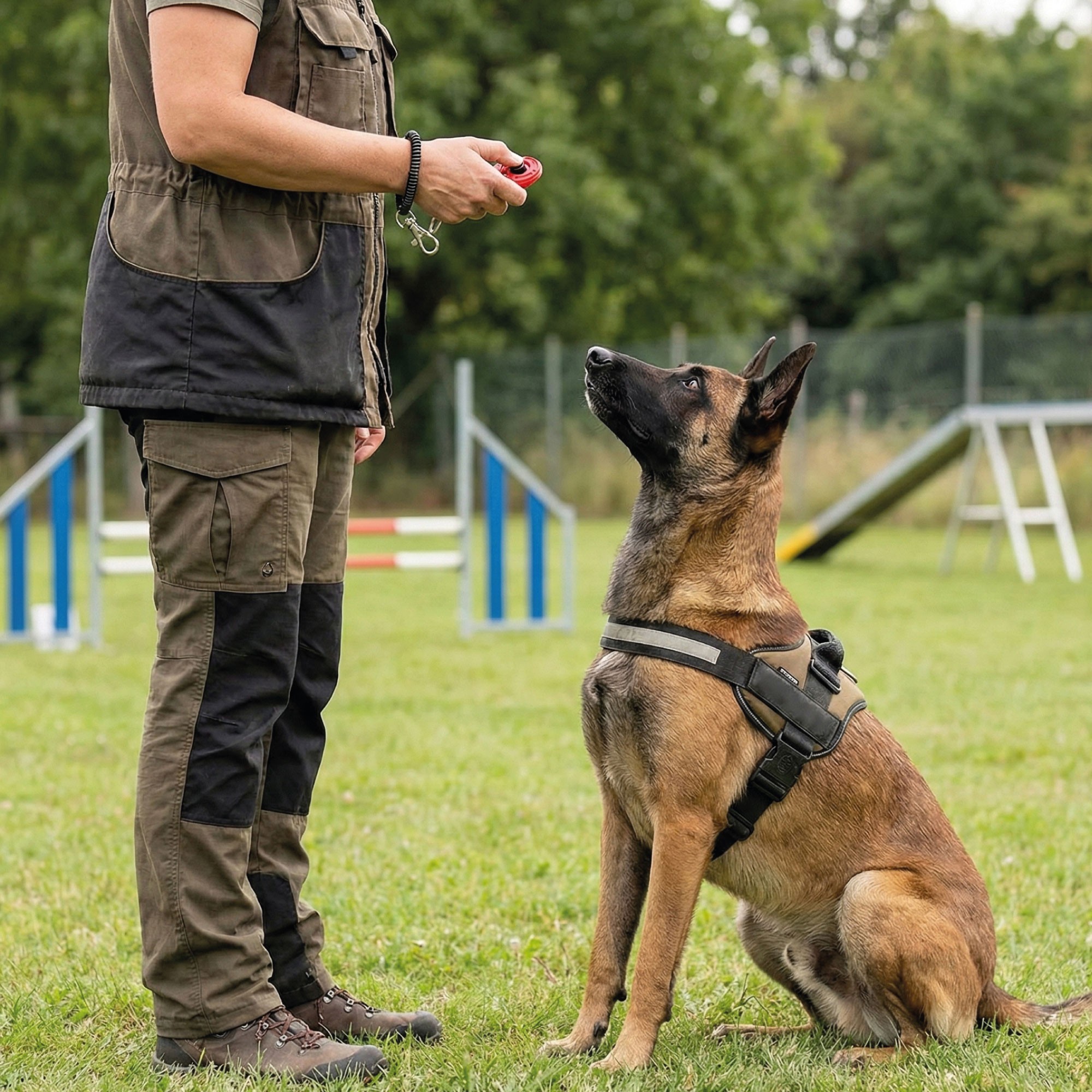 Clicker Training con Mosquetón Moly | Herramienta de Adiestramiento Precisa y Fácil de Usar