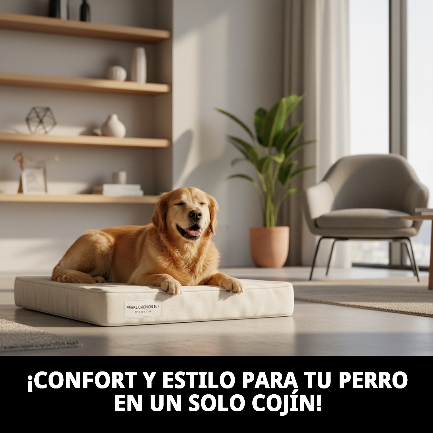 COJIN PERLA N.7 87 X 58 X 3 CM.