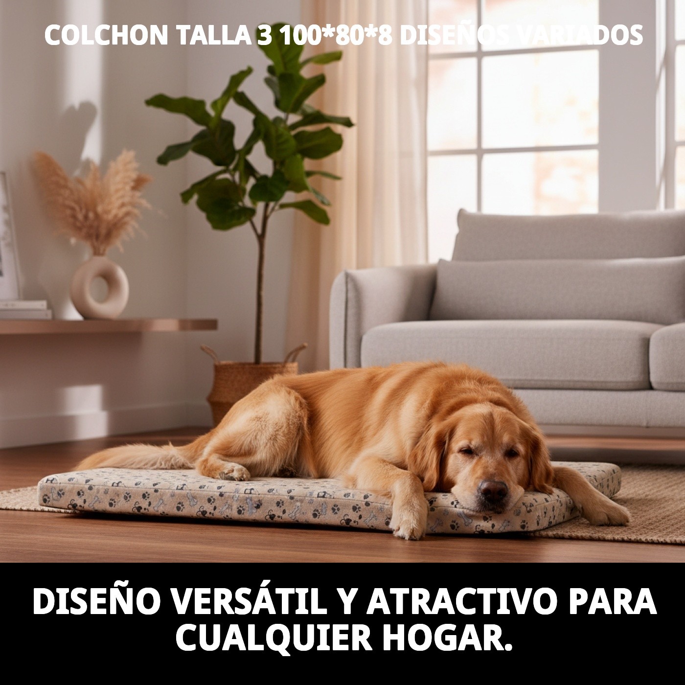 COLCHON TALLA 3 100*80*8 DISEÑOS VARIADOS