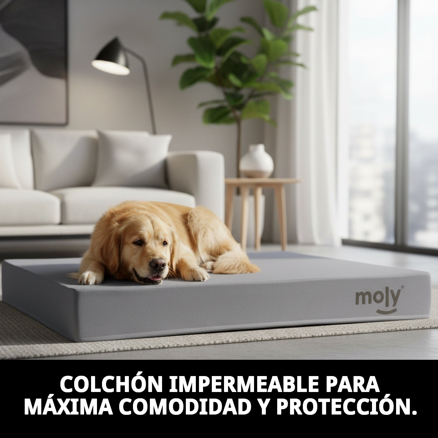 COLCHON WATERPROOF GRIS T-1 80X60X10