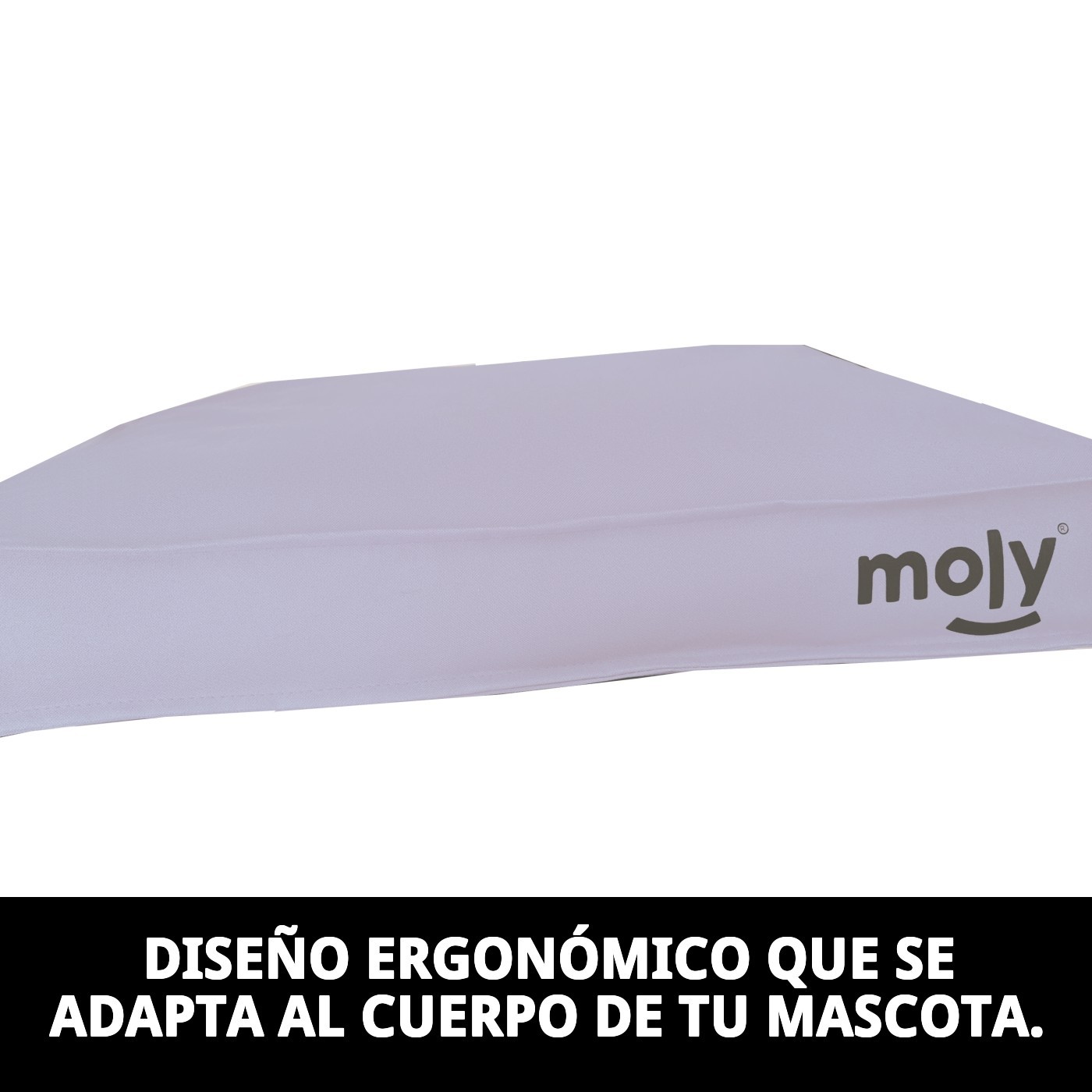 Colchón Waterproof Gris T-2 90×60×10 Moly | Cama Impermeable y Cómoda para Perros Medianos