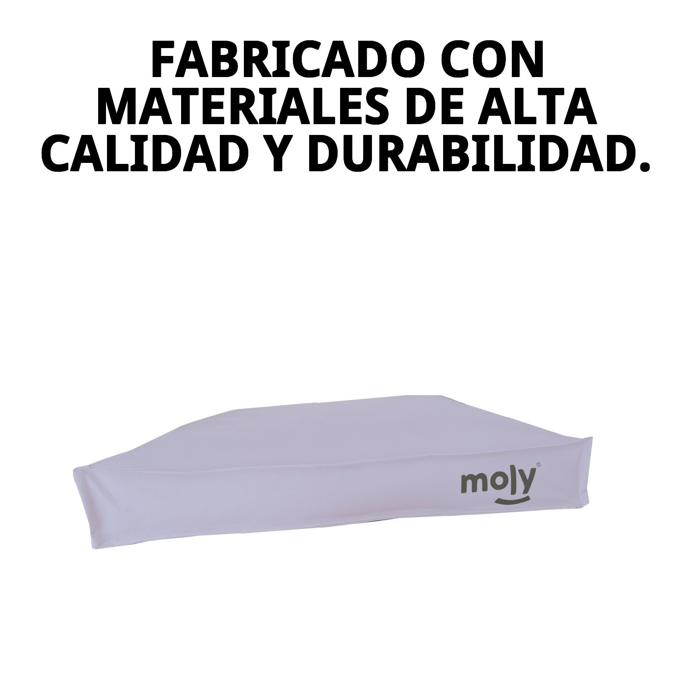 Colchón Waterproof Moly Gris T-3 105×95×10 | Cama Impermeable y Cómoda para Perros Grandes