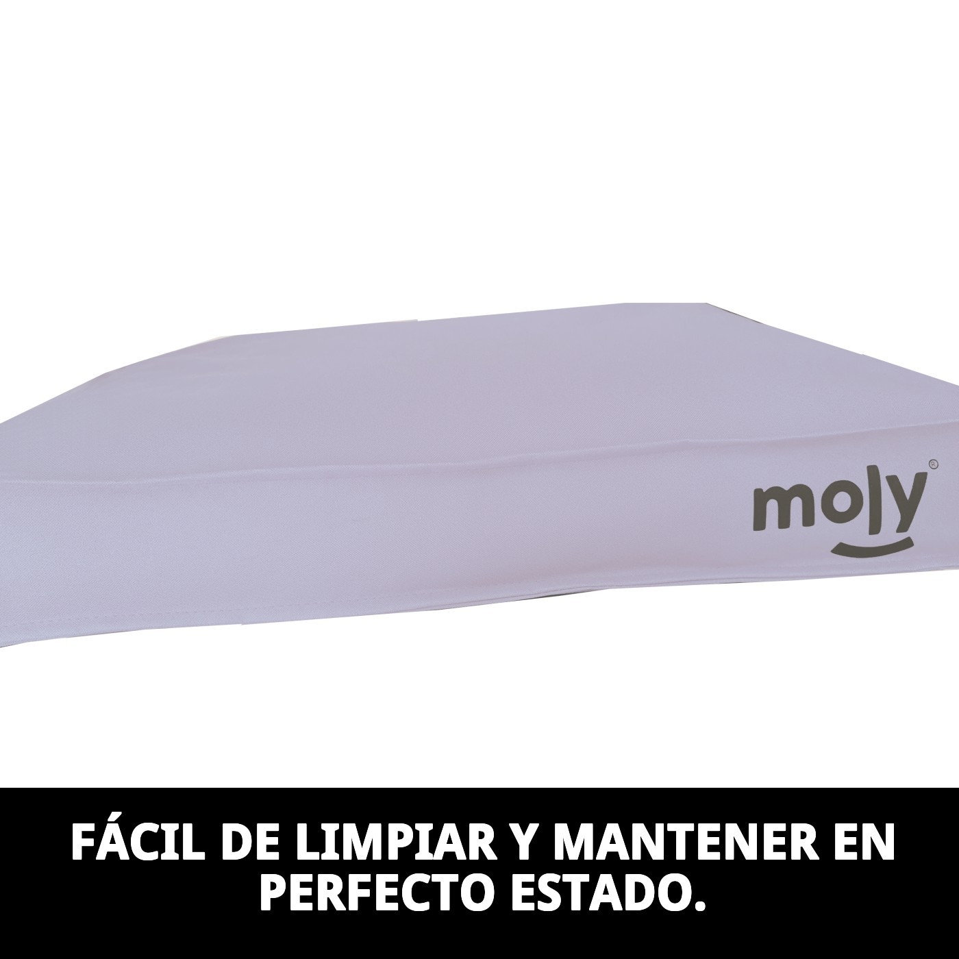 Colchón Waterproof Moly Gris T-3 105×95×10 | Cama Impermeable y Cómoda para Perros Grandes