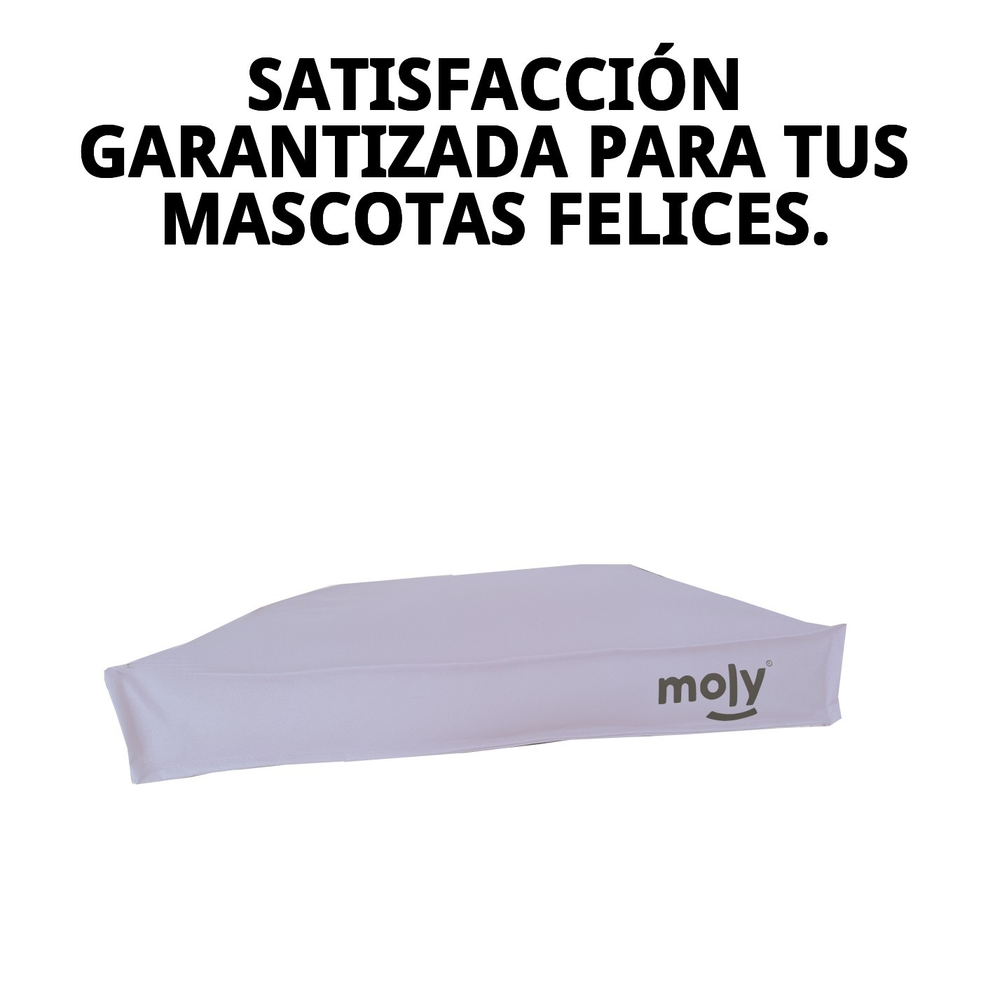 Colchón Waterproof Moly Gris T-3 105×95×10 | Cama Impermeable y Cómoda para Perros Grandes