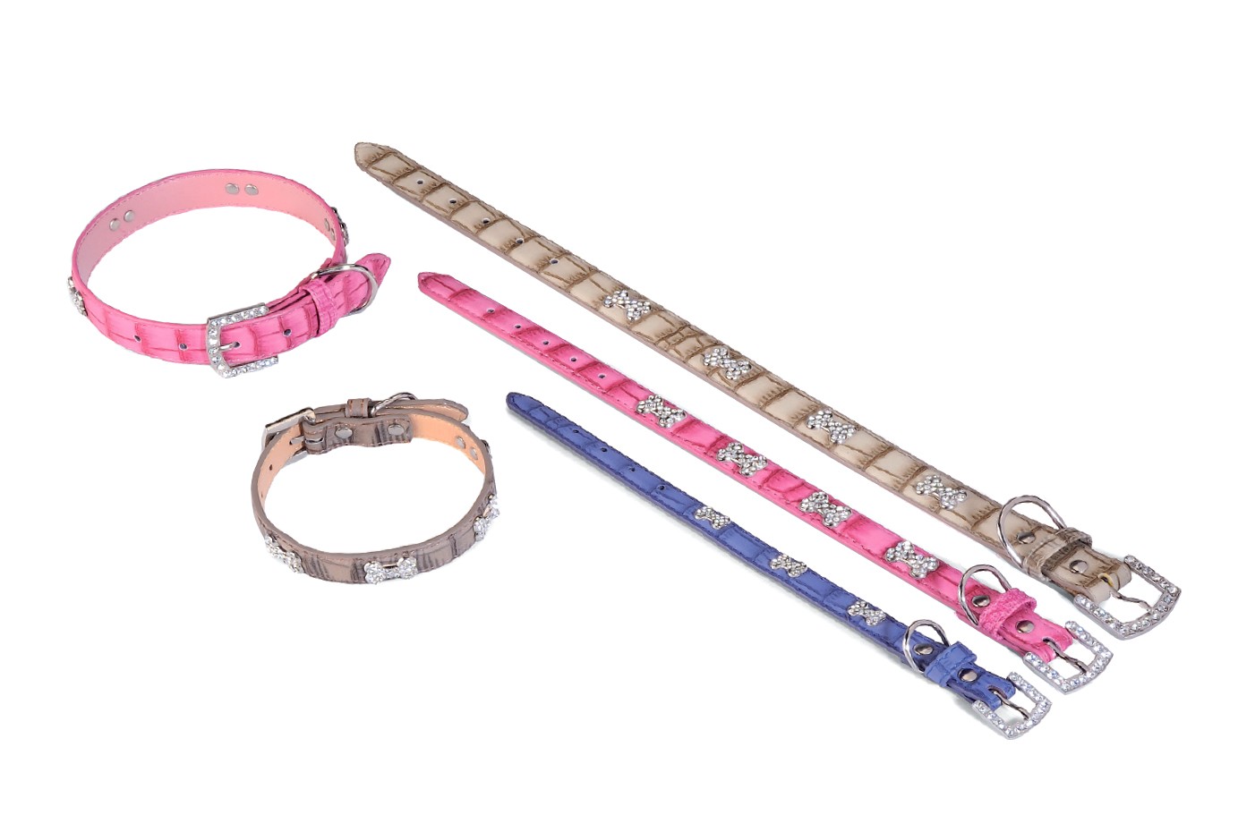 COLLAR CUERO C/HUESO 1.6X30 cm