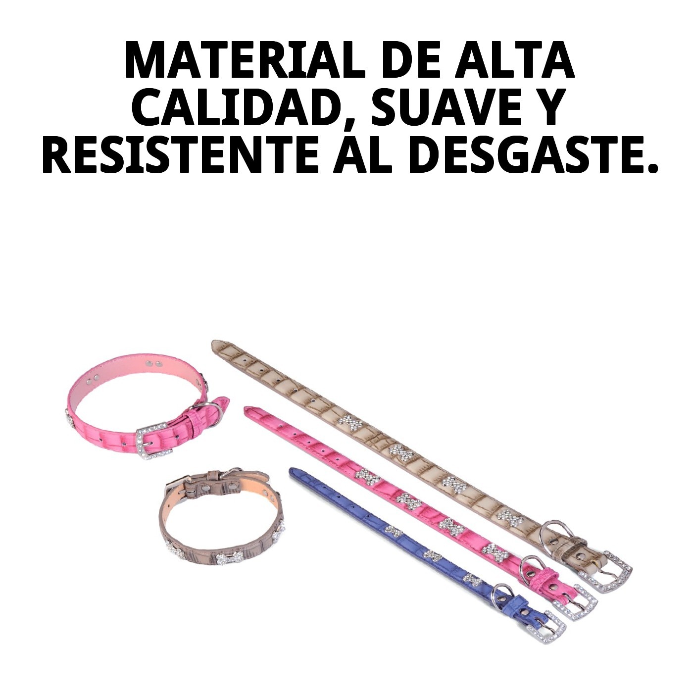 COLLAR CUERO C/HUESO 1.90X40CM