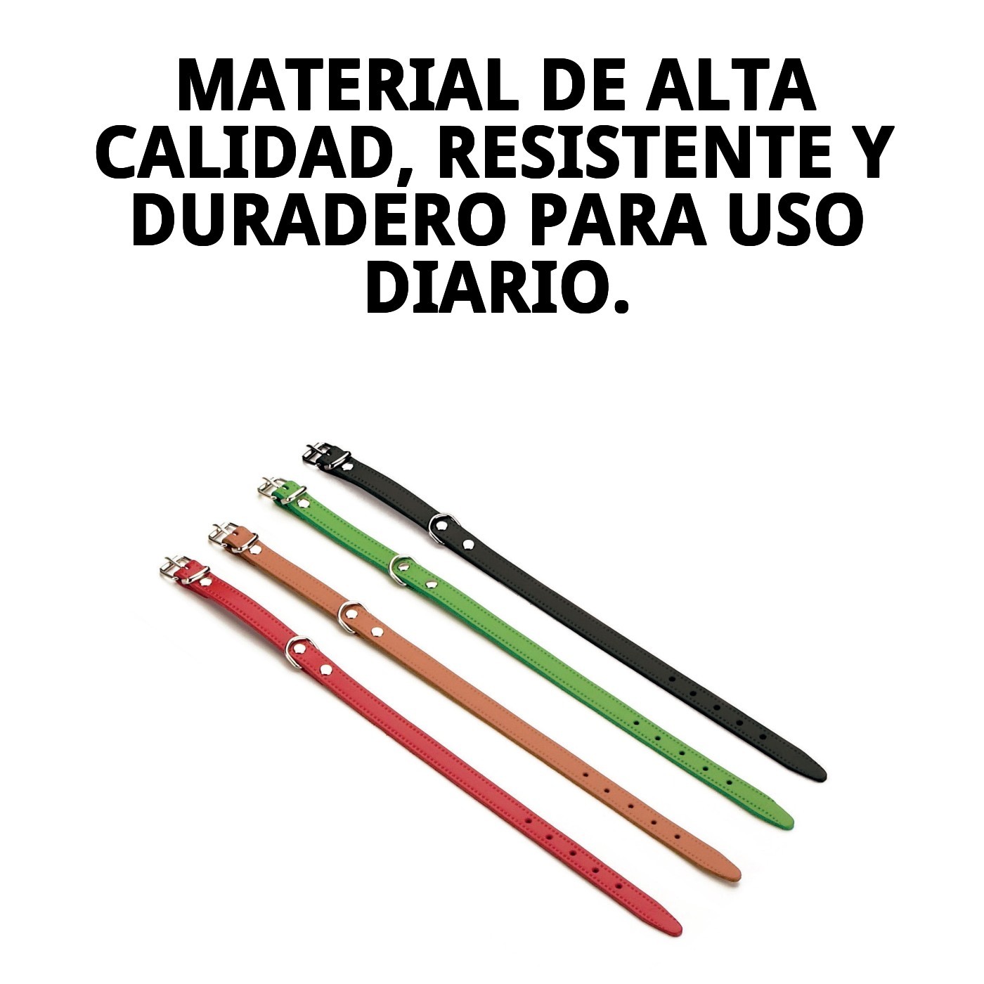 COLLAR CUERO LISO 27X1.2 cm