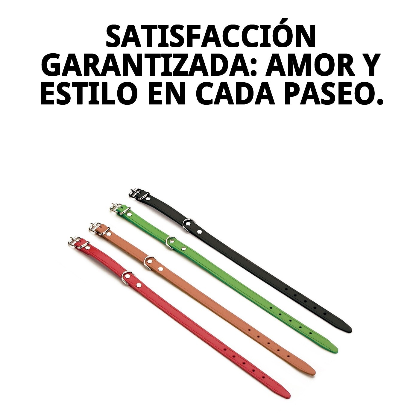 COLLAR CUERO LISO 27X1.2 cm